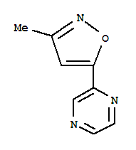 (9CI)-(3-甲基-5-異噁唑基)-吡嗪結(jié)構(gòu)式_457654-03-4結(jié)構(gòu)式