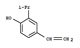 (9CI)-4-乙烯-2-(1-甲基乙基)-苯酚結(jié)構(gòu)式_46057-53-8結(jié)構(gòu)式