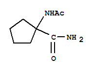 (7ci,8ci)-1-乙酰氨基-環(huán)戊烷羧酰胺結(jié)構(gòu)式_4854-56-2結(jié)構(gòu)式