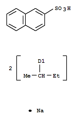 二異丁基萘磺酸酯結(jié)構(gòu)式_52627-01-7結(jié)構(gòu)式