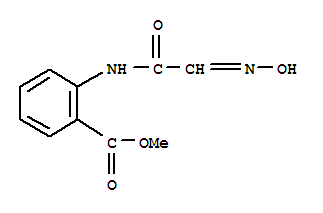 2-{[(2e)-2-(羥基亞氨基)乙酰]氨基}苯甲酸甲酯結(jié)構(gòu)式_63016-87-5結(jié)構(gòu)式
