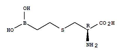 S-(2-硼酸基乙基)-L-半胱氨酸結(jié)構(gòu)式_63107-40-4結(jié)構(gòu)式