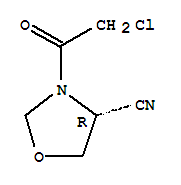 4-Oxazolidinecarbonitrile, 3-(chloroacetyl)-, (4r)-(9ci)Structure,637018-78-1Structure 4-Oxazolidinecarbonitrile, 3-(chloroacetyl)-, (4r)-(9ci) Structure,637018-78-1Structure