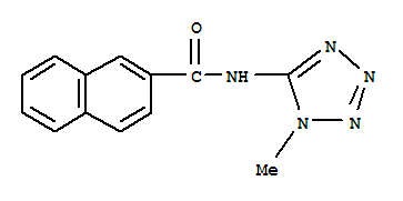 (9ci)-n-(1-甲基-1H-四唑-5-基)-2-萘羧酰胺結(jié)構(gòu)式_638146-41-5結(jié)構(gòu)式