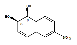 (1s,2r)-(9ci)-1,2-二氫-6-硝基-1,2-萘二醇結構式_640287-37-2結構式