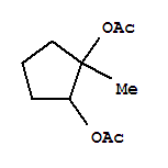 (9CI)-1-甲基-1,2-環(huán)戊二醇二乙酸酯結(jié)構(gòu)式_64137-25-3結(jié)構(gòu)式