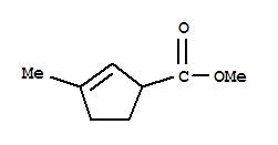 (9ci)-3-甲基-2-環(huán)戊烯-1-羧酸甲酯結(jié)構(gòu)式_64187-84-4結(jié)構(gòu)式