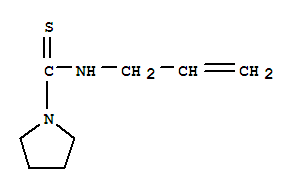 (9ci)-n-2-丙烯基-1-吡咯烷硫代甲酰胺結(jié)構(gòu)式_64574-86-3結(jié)構(gòu)式