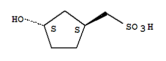反式-(9ci)-3-羥基-環(huán)戊烷甲烷磺酸結(jié)構(gòu)式_64646-23-7結(jié)構(gòu)式