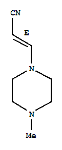 (e)-(9ci)-3-(4-甲基-1-哌嗪)-2-丙烯腈結(jié)構(gòu)式_65157-87-1結(jié)構(gòu)式