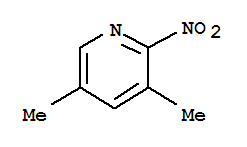 3,5-二甲基-2-硝基吡啶結構式_65169-41-7結構式