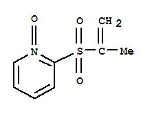 (9ci)-2-[(1-甲基乙烯)磺?；鵠-吡啶,1-氧化物結(jié)構(gòu)式_65332-88-9結(jié)構(gòu)式