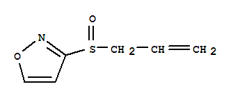 (9ci)-3-(2-丙烯基亞磺?；?-異噁唑結構式_69528-81-0結構式
