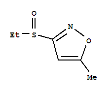 (9ci)-3-(乙基亞磺?；?-5-甲基-異噁唑結(jié)構(gòu)式_69528-85-4結(jié)構(gòu)式