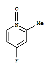 (9CI)-4-氟-2-甲基-, 1-氧化物吡啶結構式_696-09-3結構式