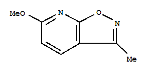 (9ci)-6-甲氧基-3-甲基-異噁唑并[5,4-b]吡啶結構式_69790-40-5結構式