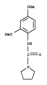 (9ci)-n-(2,4-二甲氧基苯基)-1-吡咯烷羧酰胺結(jié)構(gòu)式_701952-06-9結(jié)構(gòu)式