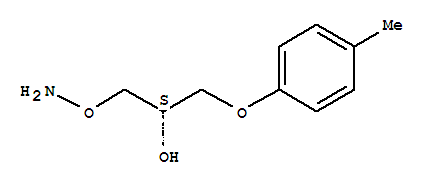 (2s)-(9ci)-1-(氨基氧基)-3-(4-甲基苯氧基)-2-丙醇結(jié)構式_706756-39-0結(jié)構式