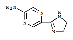 (9CI)-5-(4,5-二氫-1H-咪唑-2-基)-吡嗪胺結(jié)構(gòu)式_710323-24-3結(jié)構(gòu)式