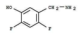 (9CI)-5-(氨基甲基)-2,4-二氟-苯酚結(jié)構(gòu)式_71288-97-6結(jié)構(gòu)式