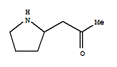 (9ci)-1-(2-吡咯烷)-2-丙酮結(jié)構(gòu)式_71294-64-9結(jié)構(gòu)式