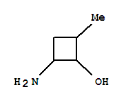 (9ci)-2-氨基-4-甲基-環(huán)丁醇結(jié)構(gòu)式_71347-23-4結(jié)構(gòu)式