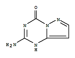(9CI)-2-氨基-吡唑并[1,5-a]-1,3,5-噻嗪-4(1H)-酮結構式_71774-63-5結構式