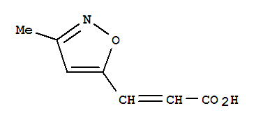 (9ci)-3-(3-甲基-5-異噁唑基)-2-丙酸結(jié)構(gòu)式_71810-76-9結(jié)構(gòu)式
