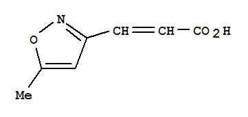 (9ci)-3-(5-甲基-3-異噁唑基)-2-丙酸結(jié)構(gòu)式_71810-79-2結(jié)構(gòu)式