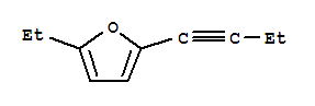 (9ci)-2-(1-丁炔基)-5-乙基-呋喃結構式_71860-16-7結構式