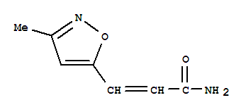 (9ci)-3-(3-甲基-5-異噁唑基)-2-丙酰胺結(jié)構(gòu)式_71865-09-3結(jié)構(gòu)式