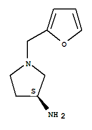 (3s)-(9ci)-1-(2-呋喃甲基)-3-吡咯烷胺結(jié)構(gòu)式_719265-83-5結(jié)構(gòu)式