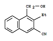 (9ci)-3-乙基-4-(羥基甲基)-2-萘甲腈結(jié)構(gòu)式_719275-87-3結(jié)構(gòu)式