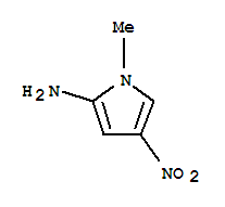 1H-pyrrol-2-amine,1-methyl-4-nitro-(9ci) Structure,72083-68-2Structure