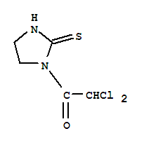 (9ci)-1-(二氯乙酰基)-2-咪唑啉硫酮結(jié)構(gòu)式_72156-52-6結(jié)構(gòu)式