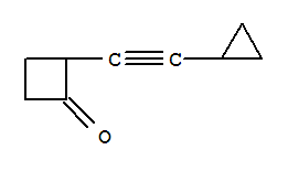 (9ci)-2-(環(huán)丙基乙炔)-環(huán)丁烷酮結(jié)構(gòu)式_72272-39-0結(jié)構(gòu)式