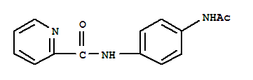 (9ci)-n-[4-(乙?；被?苯基]-2-吡啶羧酰胺結(jié)構(gòu)式_723257-63-4結(jié)構(gòu)式