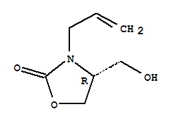2-Oxazolidinone,4-(hydroxymethyl)-3-(2-propenyl)-,(4r)-(9ci)Structure,723334-87-0Structure 2-Oxazolidinone,4-(hydroxymethyl)-3-(2-propenyl)-,(4r)-(9ci) Structure,723334-87-0Structure