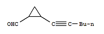 (9ci)-2-(1-己炔)-環(huán)丙烷羧醛結(jié)構(gòu)式_72536-26-6結(jié)構(gòu)式