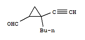 (9ci)-2-丁基-2-乙炔-環(huán)丙烷羧醛結(jié)構(gòu)式_72536-27-7結(jié)構(gòu)式