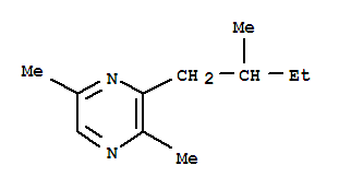 (9CI)-2,5-二甲基-3-(2-甲基丁基)-吡嗪結(jié)構(gòu)式_72668-36-1結(jié)構(gòu)式