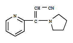 (9ci)-3-(2-吡啶)-3-(1-吡咯烷)-2-丙烯腈結(jié)構(gòu)式_72764-91-1結(jié)構(gòu)式