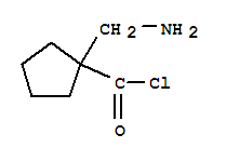 (9ci)-1-(氨基甲基)-環(huán)戊烷羰酰氯結(jié)構(gòu)式_730233-99-5結(jié)構(gòu)式