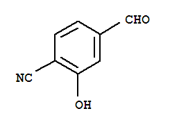 4-甲酰基-2-羥基苯甲腈結(jié)構(gòu)式_73289-83-5結(jié)構(gòu)式