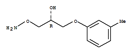 (2r)-(9ci)-1-(氨基氧基)-3-(3-甲基苯氧基)-2-丙醇結構式_734525-05-4結構式