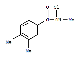 (9ci)-2-氯-1-(3,4-二甲基苯基)-1-丙酮結(jié)構(gòu)式_735321-29-6結(jié)構(gòu)式