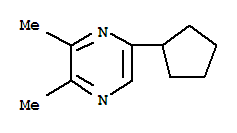 (9CI)-5-環(huán)戊基-2,3-二甲基-吡嗪結(jié)構(gòu)式_73570-40-8結(jié)構(gòu)式