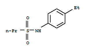 (9ci)-n-(4-乙基苯基)-1-丙烷磺酰胺結(jié)構(gòu)式_736168-55-1結(jié)構(gòu)式