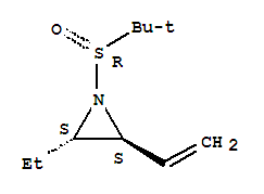 (2s,3s)-(9ci)-1-[(r)-(1,1-二甲基乙基)亞磺?；鵠-2-乙烯-3-乙基-氮丙啶結(jié)構(gòu)式_736947-20-9結(jié)構(gòu)式