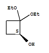 (1s)-(9ci)-2,2-二乙氧基-環(huán)丁醇結(jié)構(gòu)式_737758-83-7結(jié)構(gòu)式